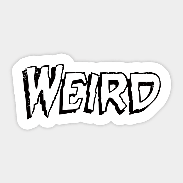 Weird Sticker by PsychicCat